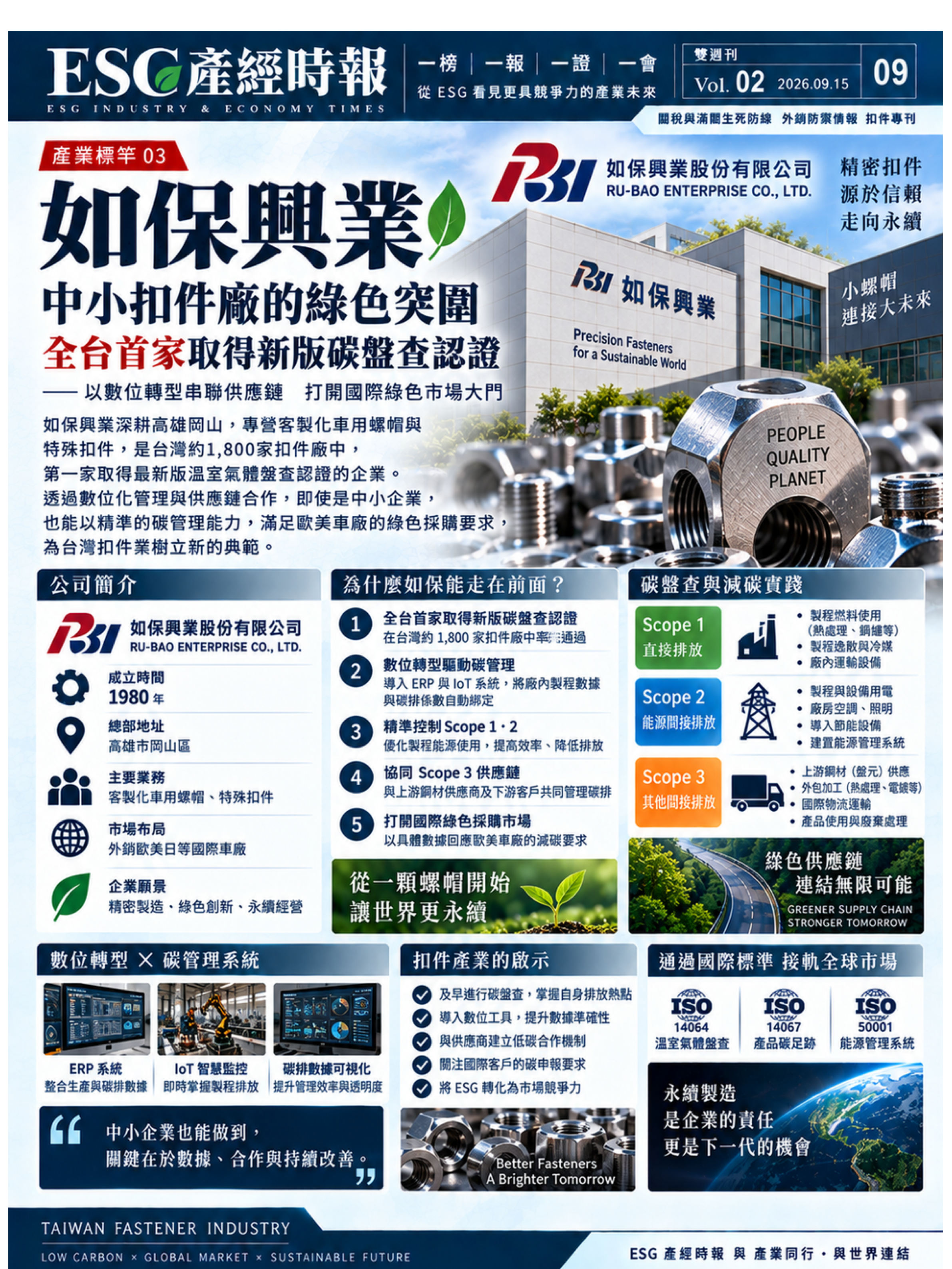 如保興業：中小扣件廠的綠色突圍