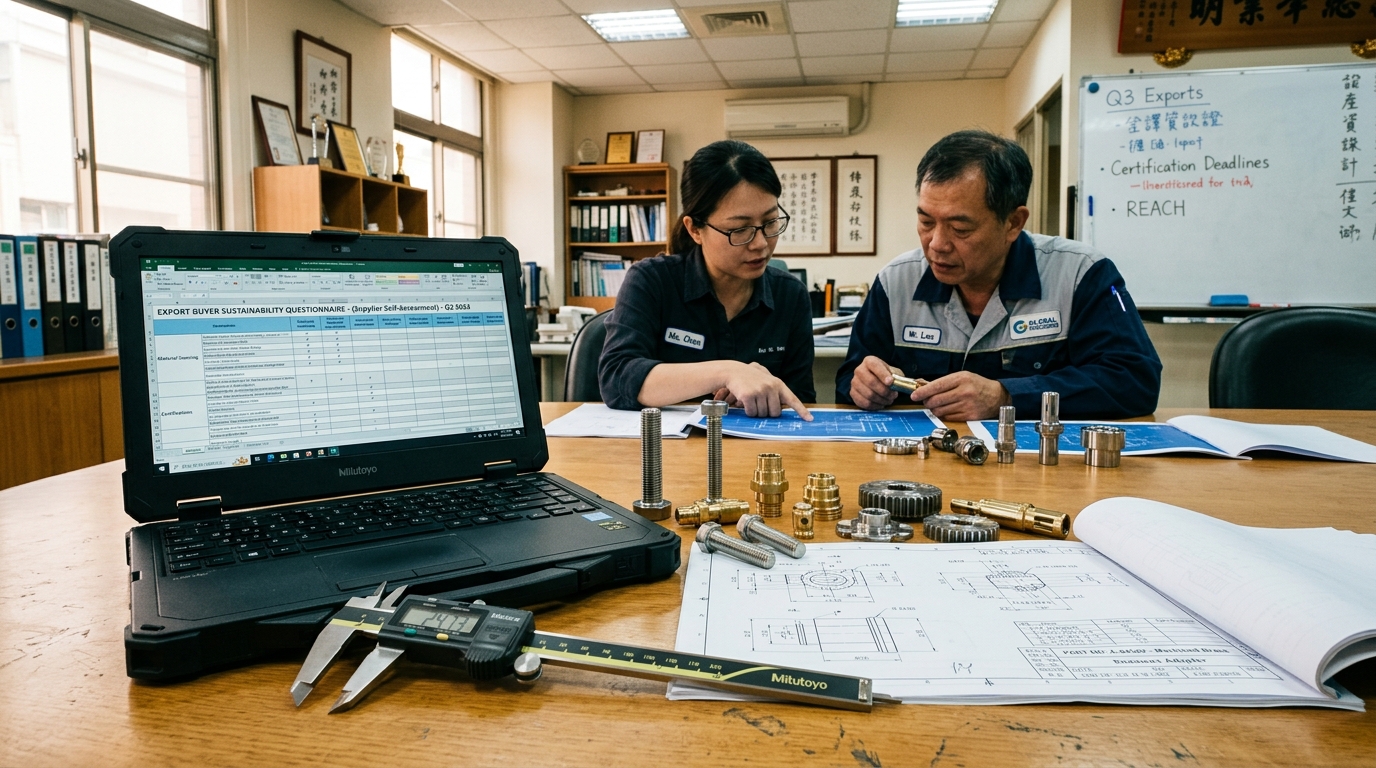 金屬外銷業務的 50 題買家問卷攻防全集:一鍵複製的標準英文抗辯回信