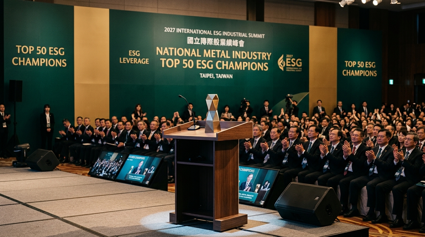 【年會特刊】2027 台灣金屬產業 ESG 50 強盛典與永續外銷新霸主